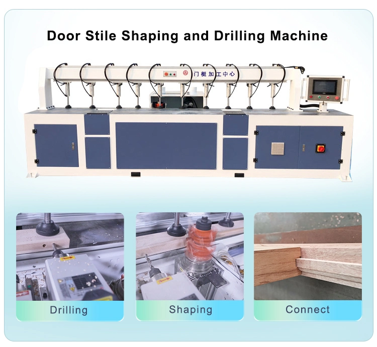 Joint Door Production Machines Including Panel, Rail and Stile Shaping Machine,