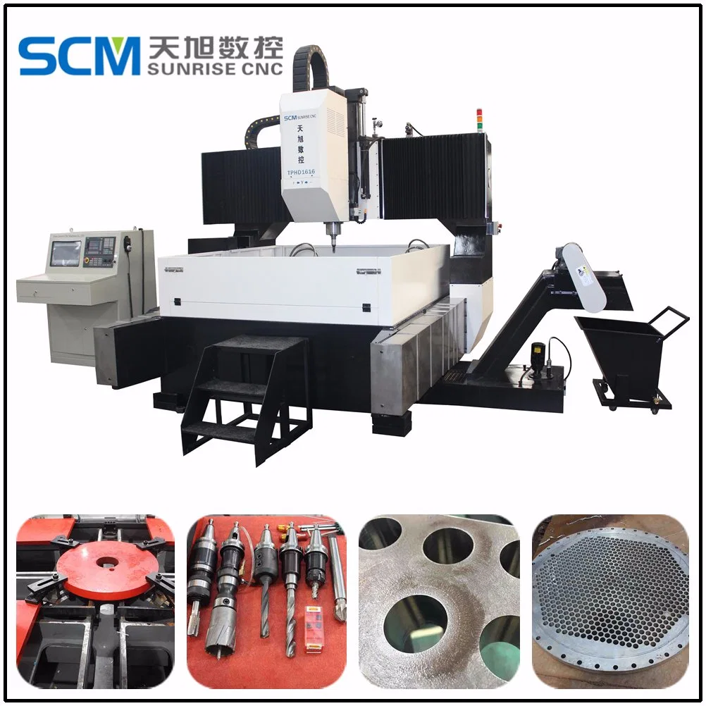 High Speed CNC Drilling Punching Machine for Steel Plates Tube Sheets Steel Plate Drilling Machine