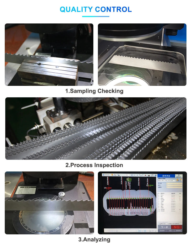 Bimetal Bandsaw for Metal Cutting High Precision Metalsworking Processing Band Saw Blade
