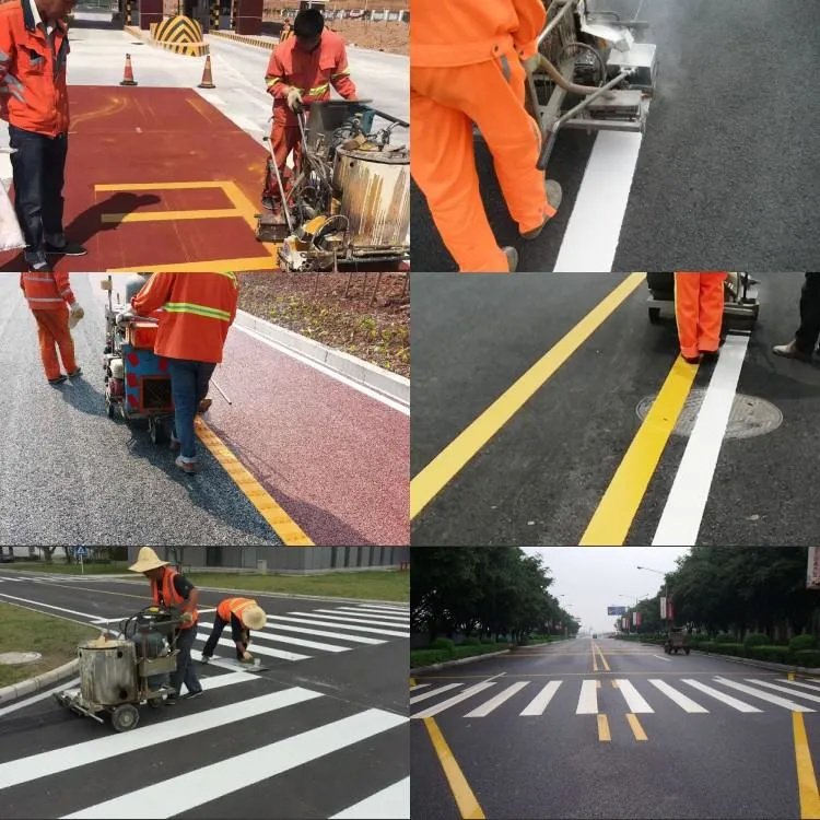 China Manufacturer Road Planning Burners Thermoplastic Road Marking Machine with Line Bucket Line Driver for Road Marking Work