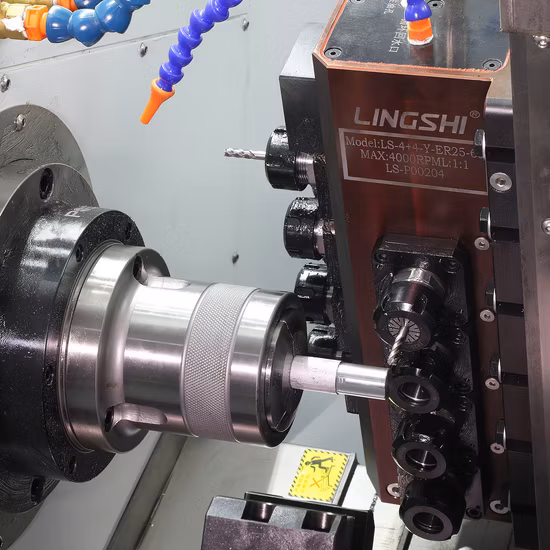 Monthly Deals Metal Turning and Milling Combination Universal Slant Bed CNC Lathe Machine