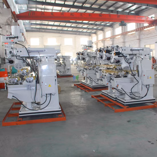 Fresadora Mill Machinery 4hw 5hw X6330 Good Price Conventional Vertical Horizontal Knee Type Taiwan Turret Head Universal Milling Machine